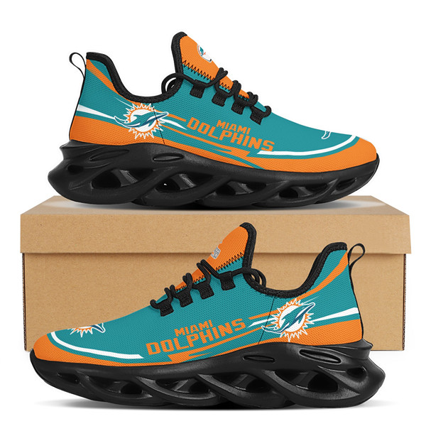 Women's Miami Dolphins Flex Control Sneakers 005 Women's Miami Dolphins Flex Control Sneakers 005